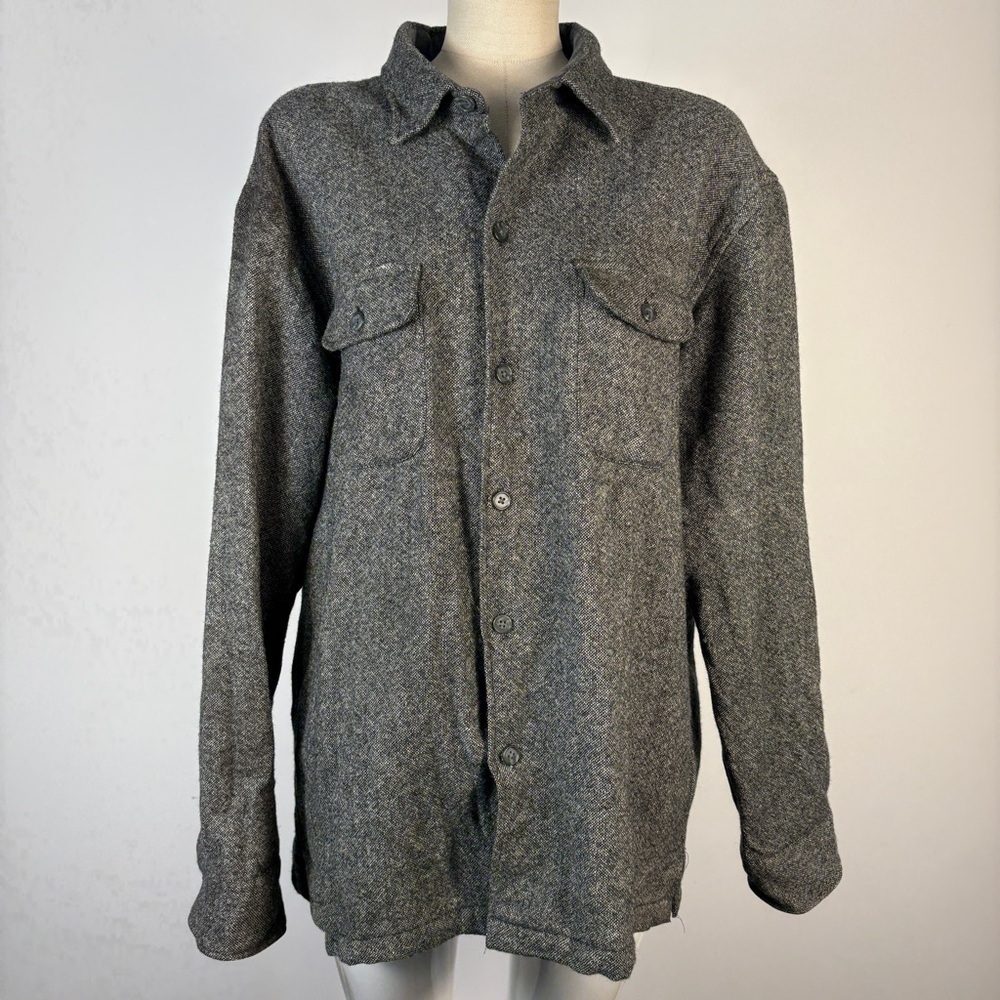 ❤️New England Shirt Company Wool Shacket Men's Made in USA XXL